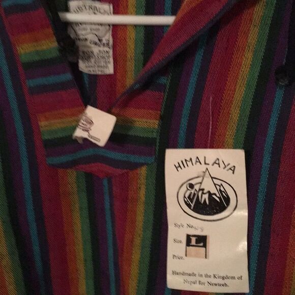 New RARE Vintage Old ❤️Rainbow Ron Jon Baja Hoodie jacket with tag!!☀️ - Picture 2 of 4
